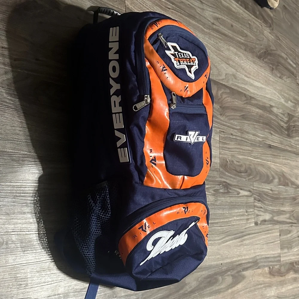 Texas Threat RIVEL large sports backpack, heavy-duty wear.